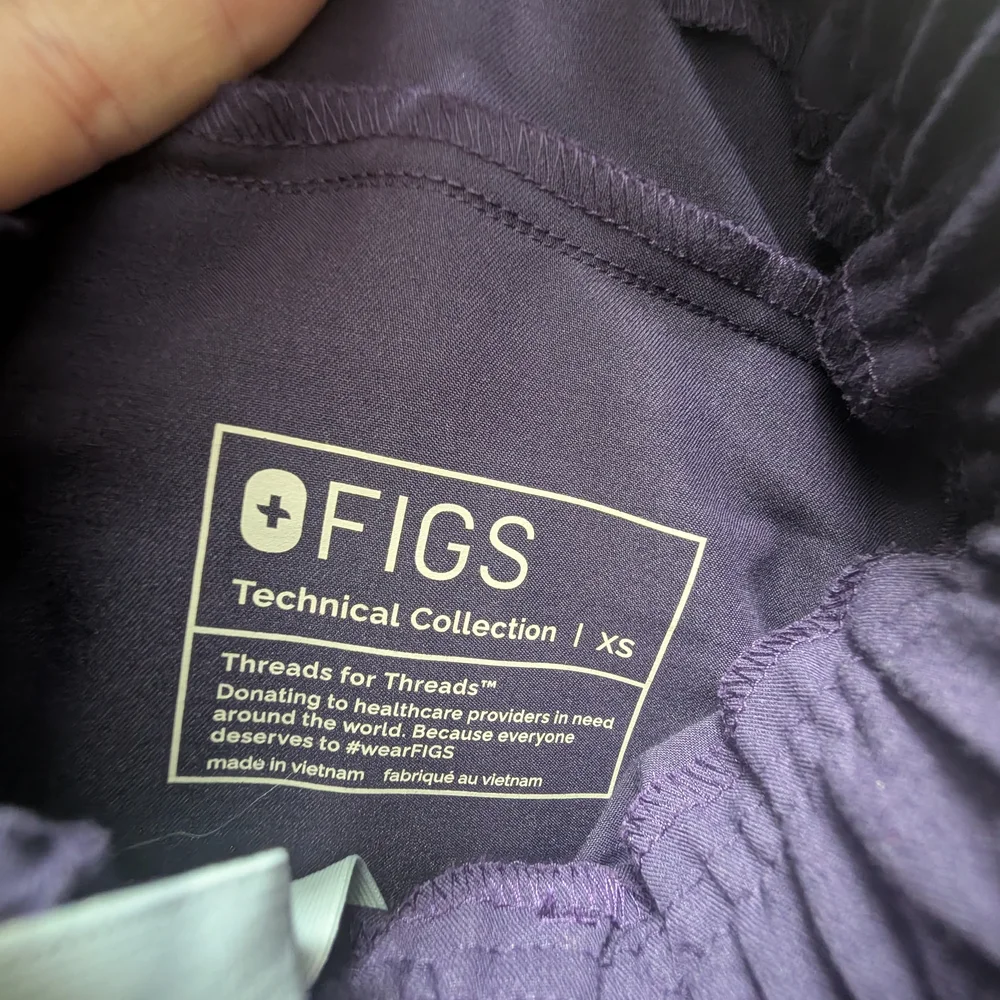 Figs Men's Deep Blue Jogger Pants - Picture 3 of 4